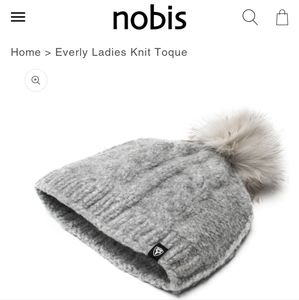 Brand New Nobis Everly pom Toque